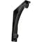 Ekena Millwork Legacy Wrought Iron Bracket, (Triple center brace), Antiqued Pewter 2"W x 7 1/2"D x 10"H BKTM02X07X10TLEAPW - alternate 1